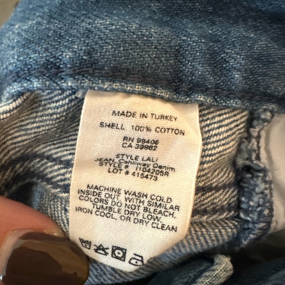 Theory Denim Jeans Lali size 24 100% cotton straight leg in excellent condition - Picture 5 of 5